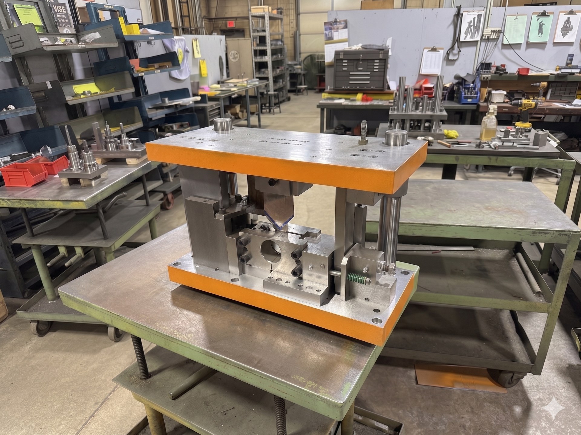 Innovo D300CO tube cut-off die — 3 inch round capacity punch-press cut-off die